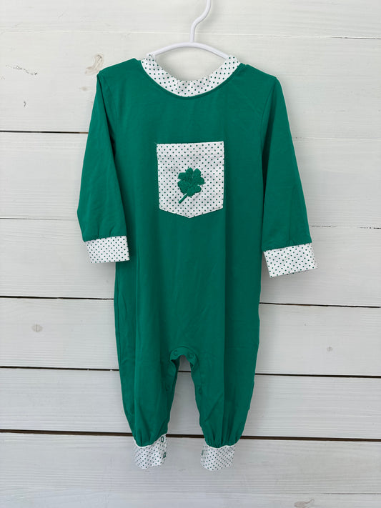 18M - The Smocking Place St. Patricks Day Romper