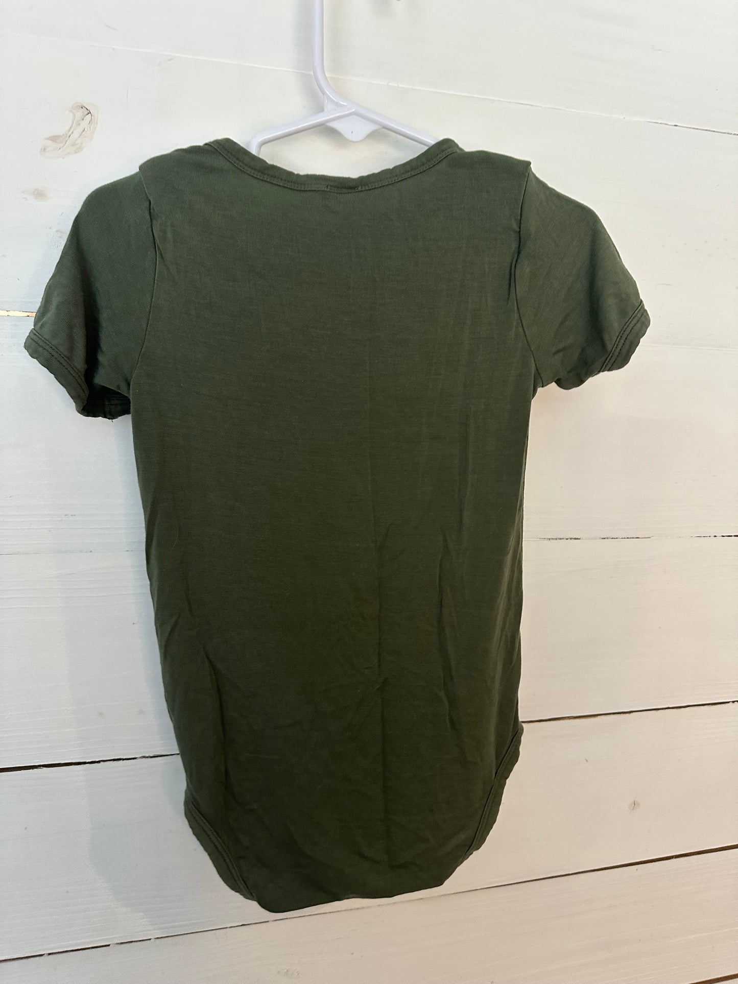 18-24M - Kate Quinn  Olive Green Onesie