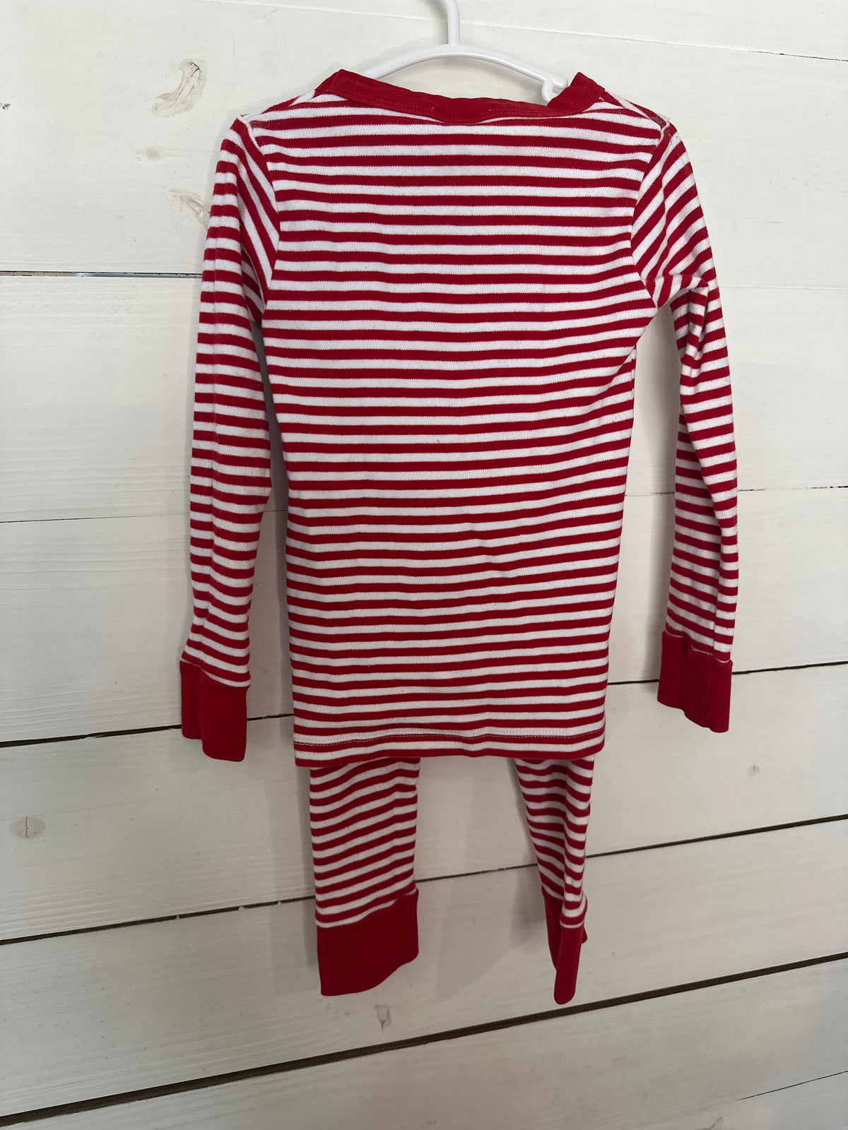 4T - Magnolia Baby Red & White Striped Jammies with Reindeer