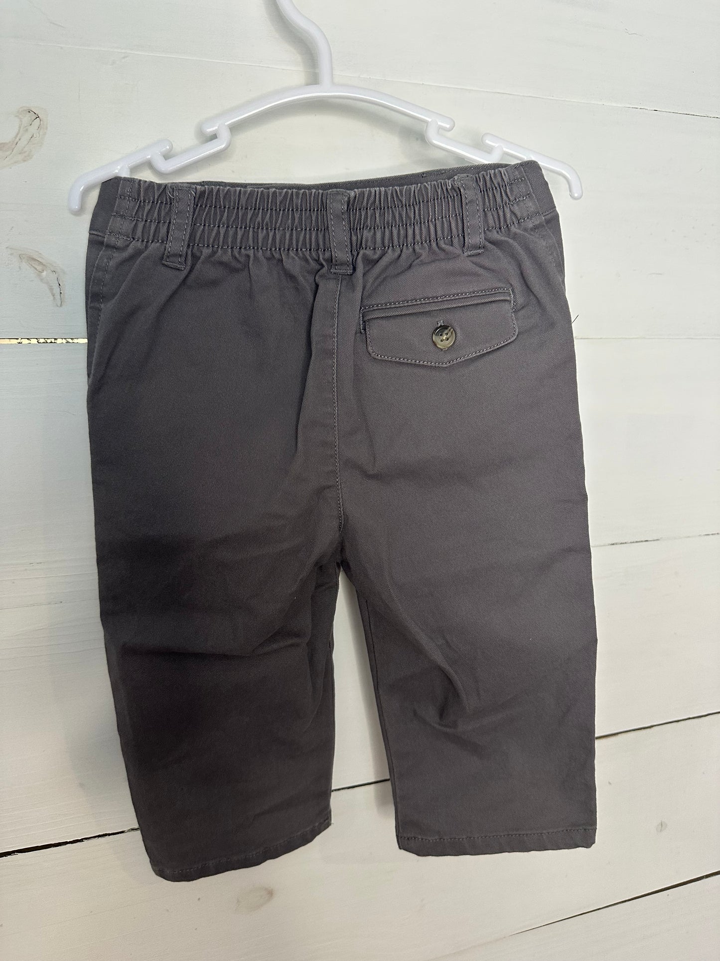 9m - Ralph Lauren Gray Chino Pants - Elastic Waist
