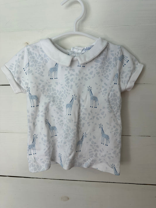 18-24M - Nellapima Baby Blue Giraffe Diaper Set