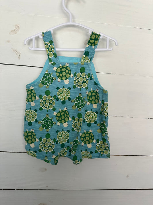 3-6M - Mudpie Turtle Romper