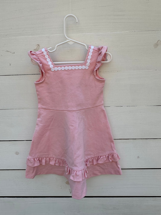 3T- Pink Square Neck Janie & Jack Dress