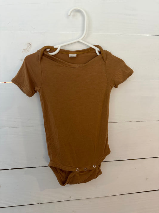 6-12M- Kate Quinn Brown Onesie
