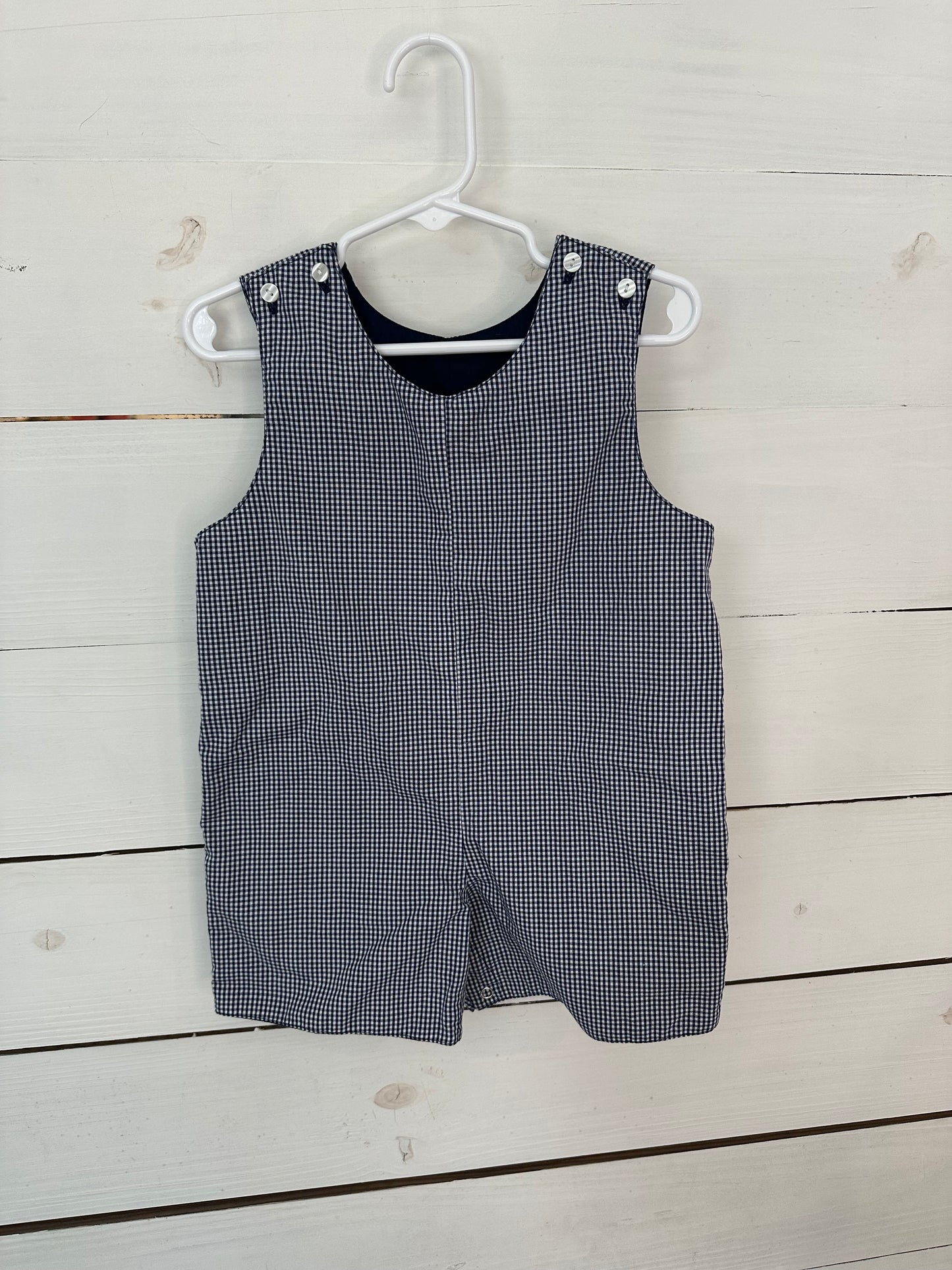 24M - Sir Jon Navy Blue Gingham Jon Jon