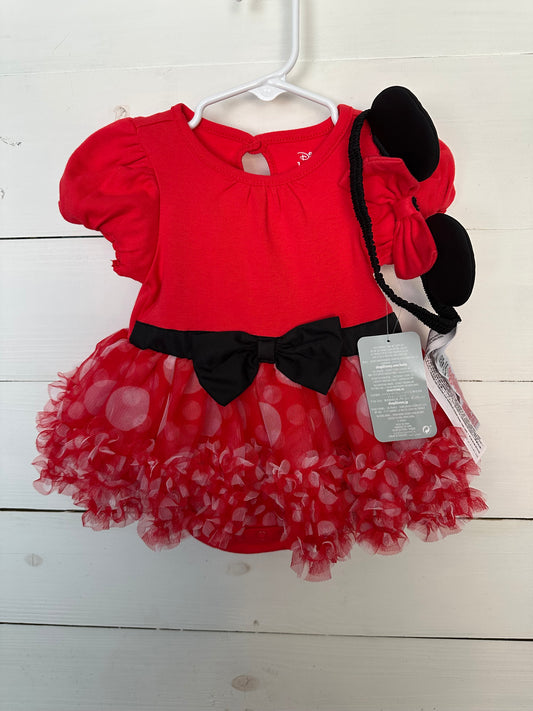 9/12m - NWT Disney Store - Mickey Mouse Dress with Ears Headband