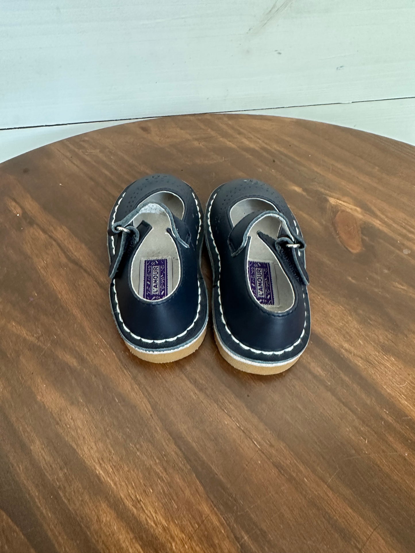 5 - L'Amour Navy Classic Mary Janes