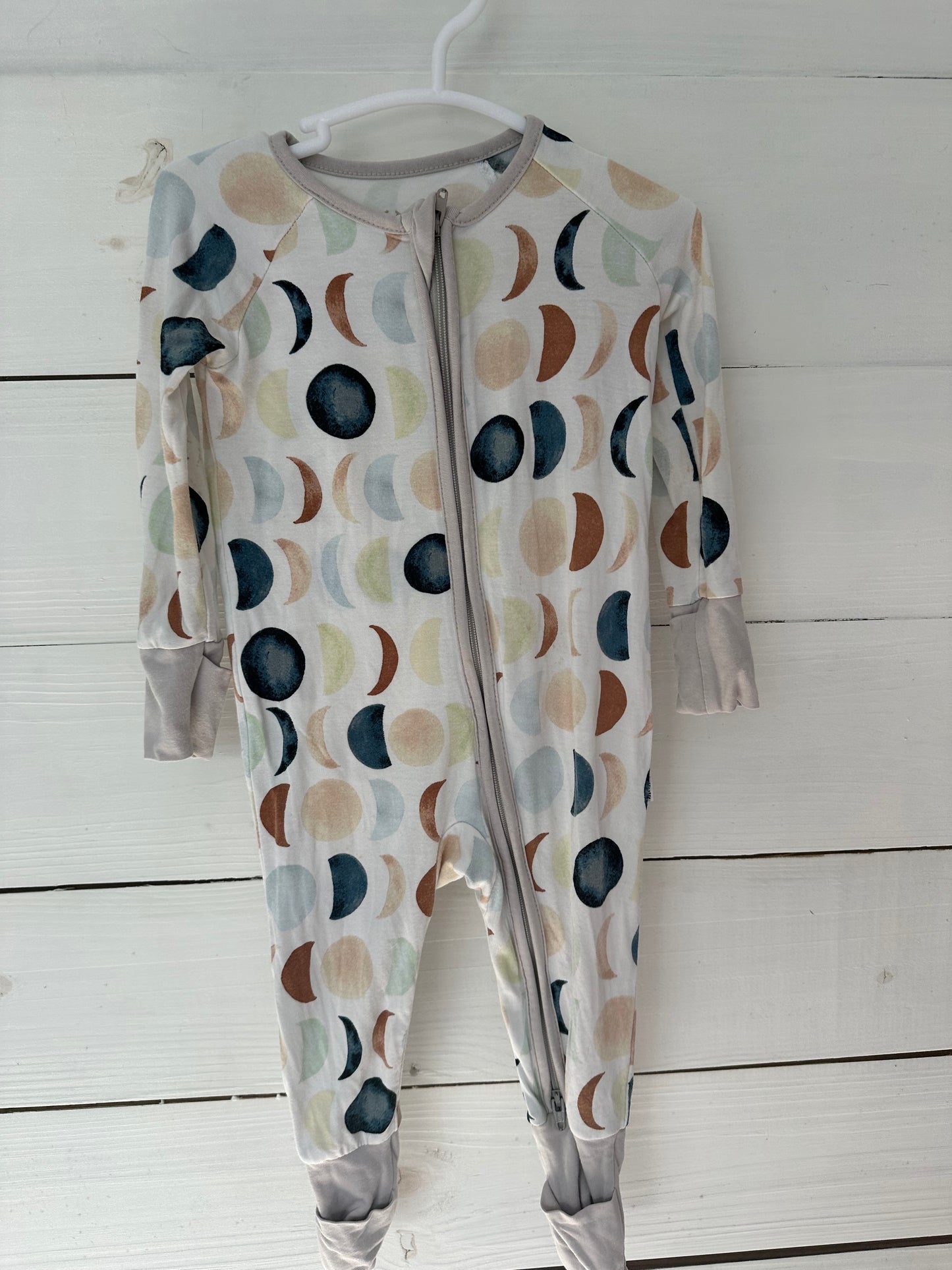 3-6M - Little Sleepies Moon Pajamas