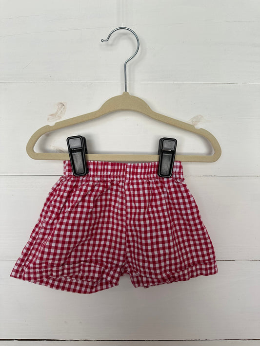 Whimsy Red Gingham Shorts