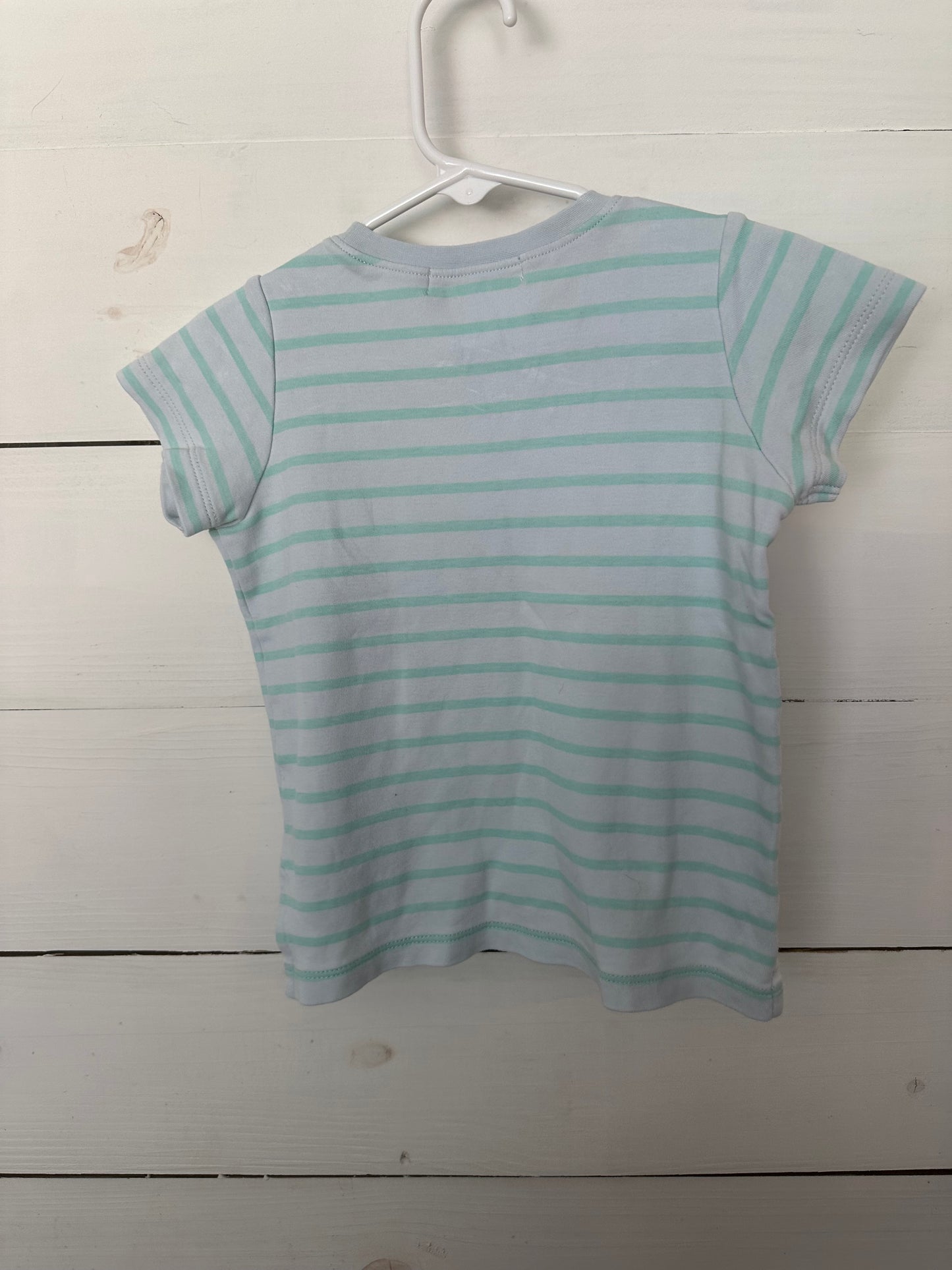 TBBC 18-24M Blue and Mint Striped Carter's Crewneck T-Shirt