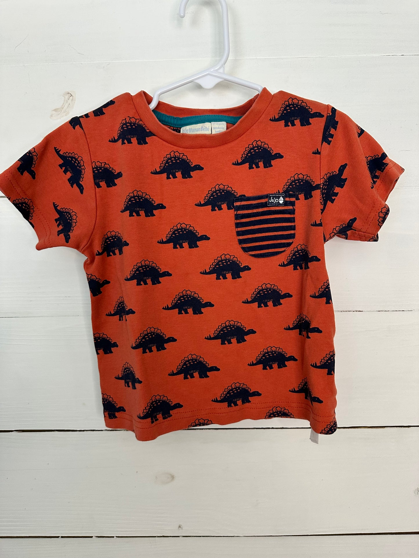 2T - JoJo Maman Bebe - Rust Dino Tee