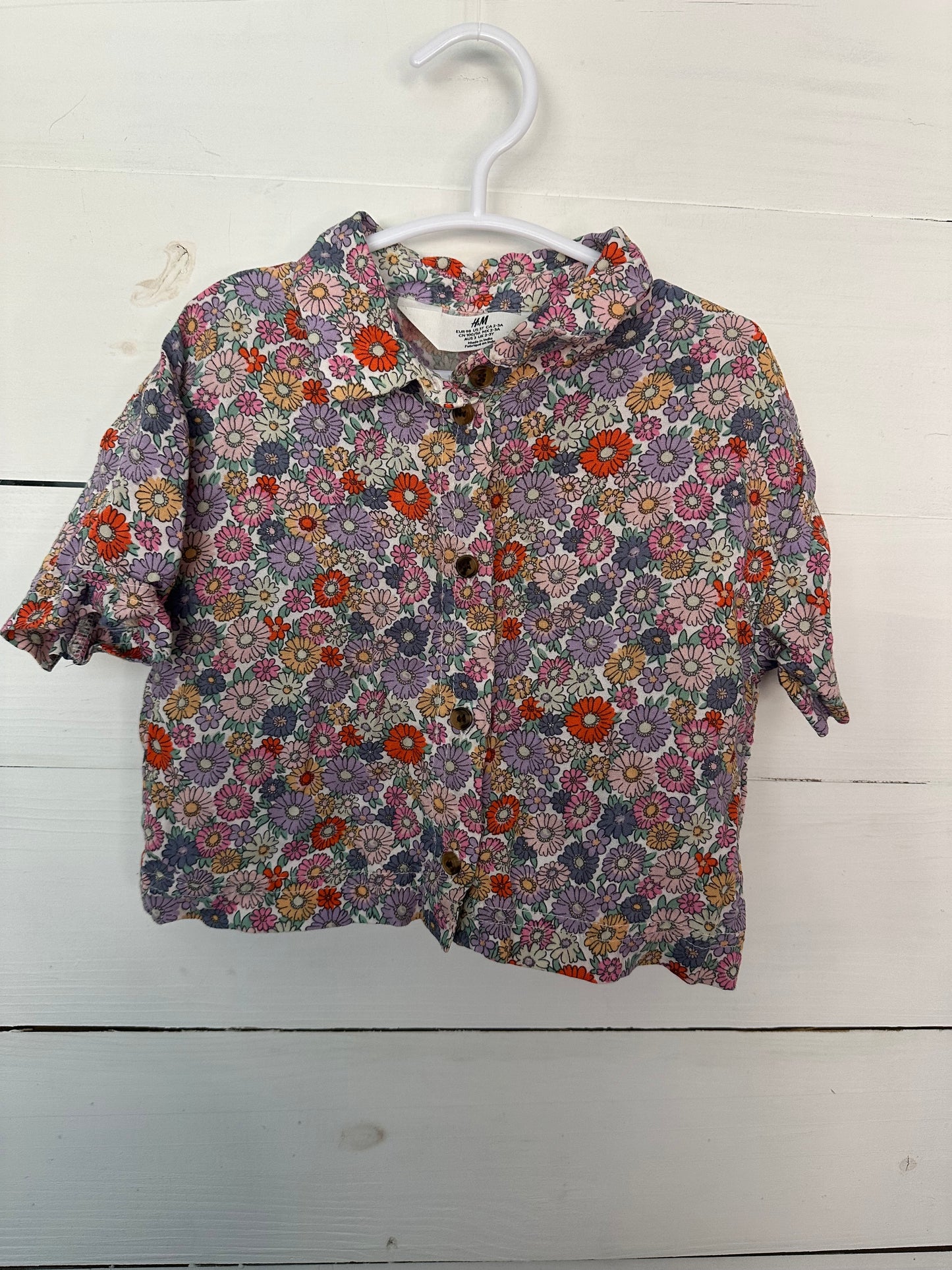 3T- H&M Girls 2 Piece Floral Outfit