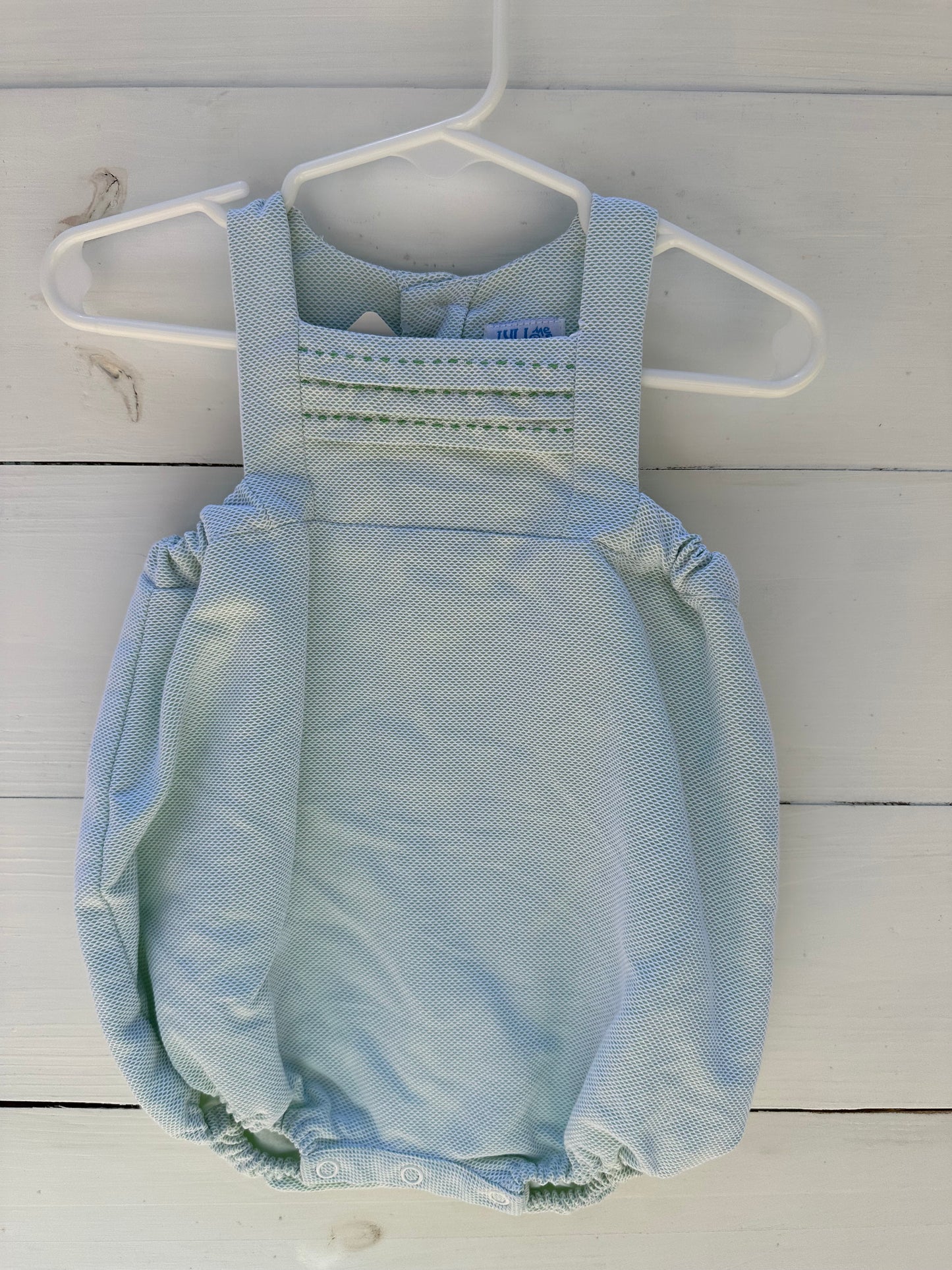 Luli & Me: Green Bubble with stitched details
