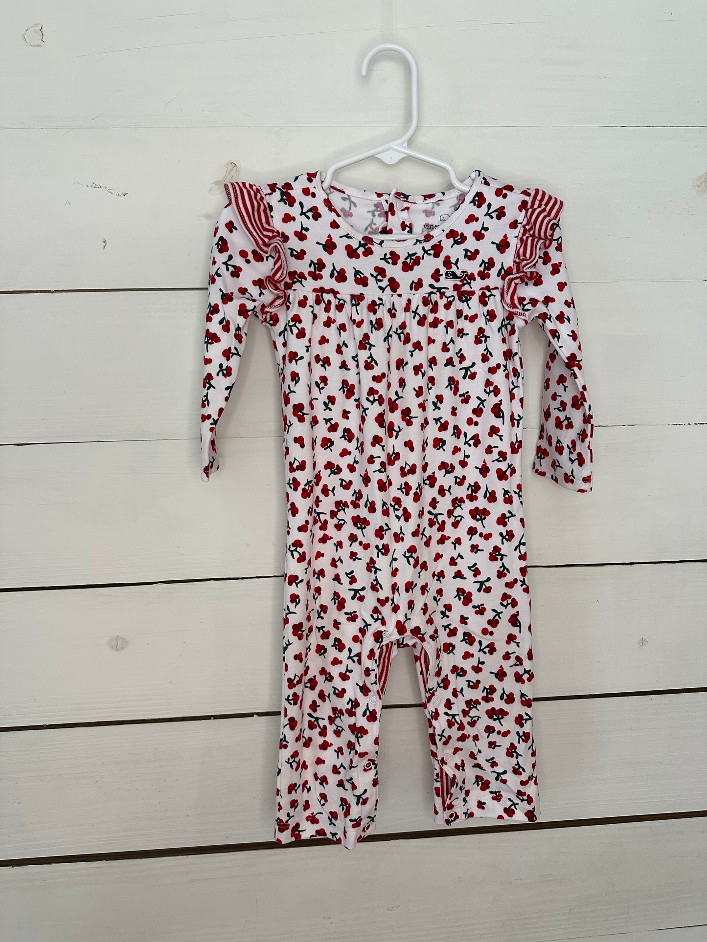 6-12M - Vineyard Vines Cherry Romper