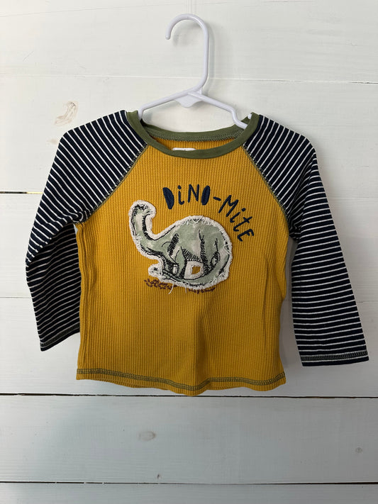 12/18m - Mud Pie Dino-Mite Long Sleeve Shirt