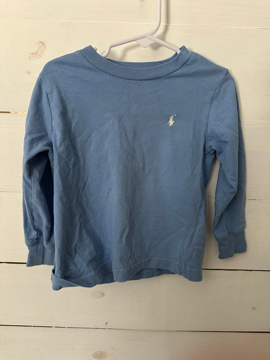 2T - Polo Blue Longsleeve Shirt
