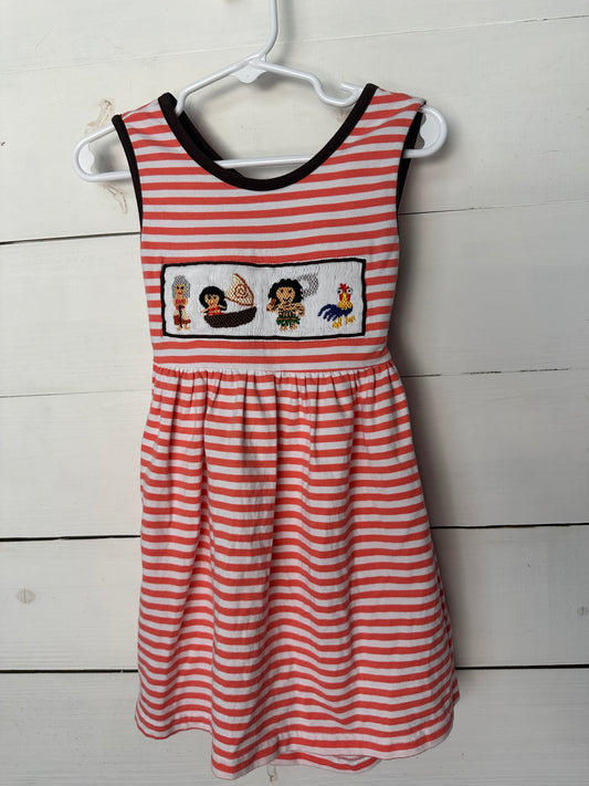 3T - MK Designs Moana Smocked Dress