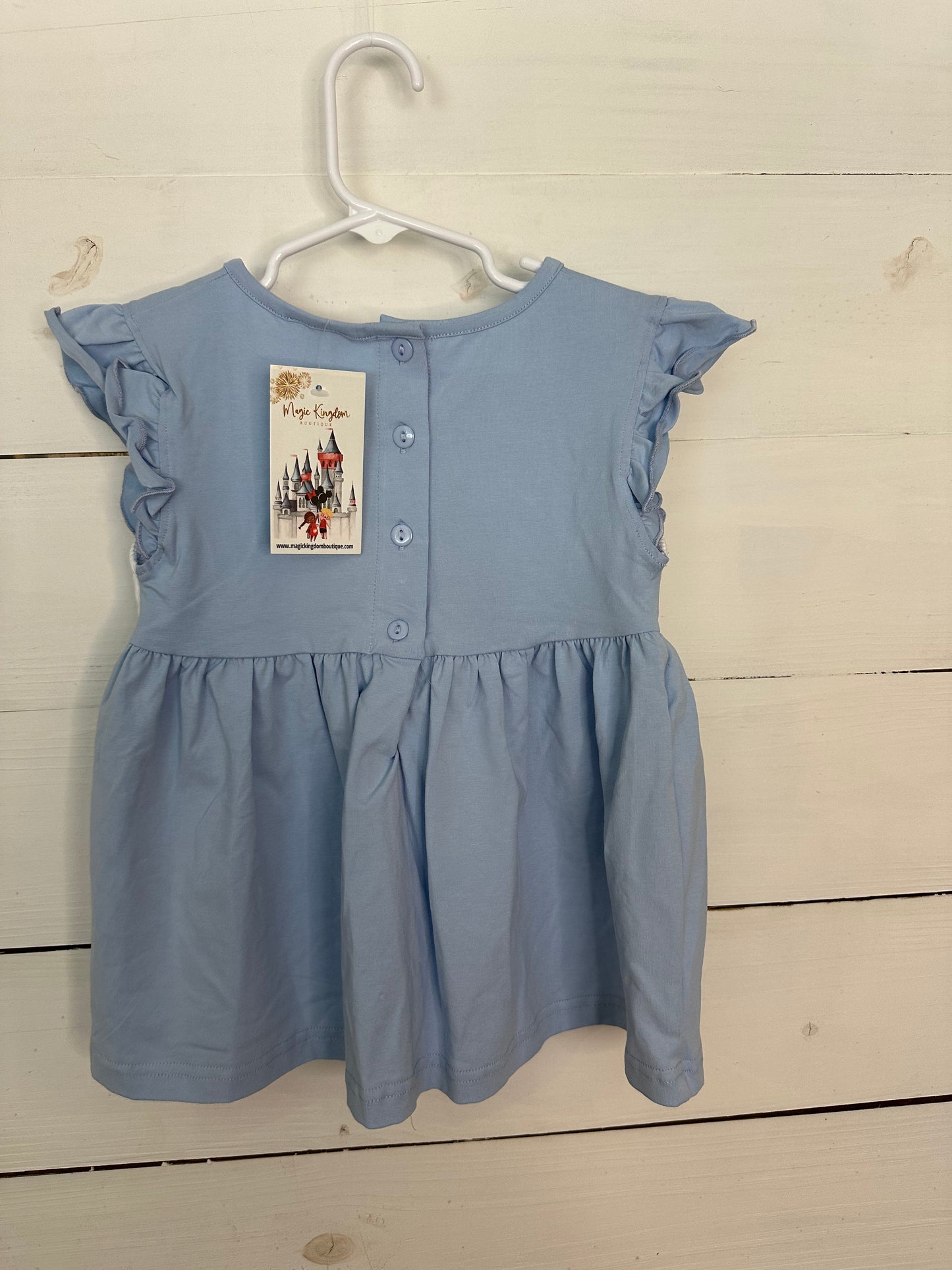 4T - MK Designs Zootopia Smocked Shirt