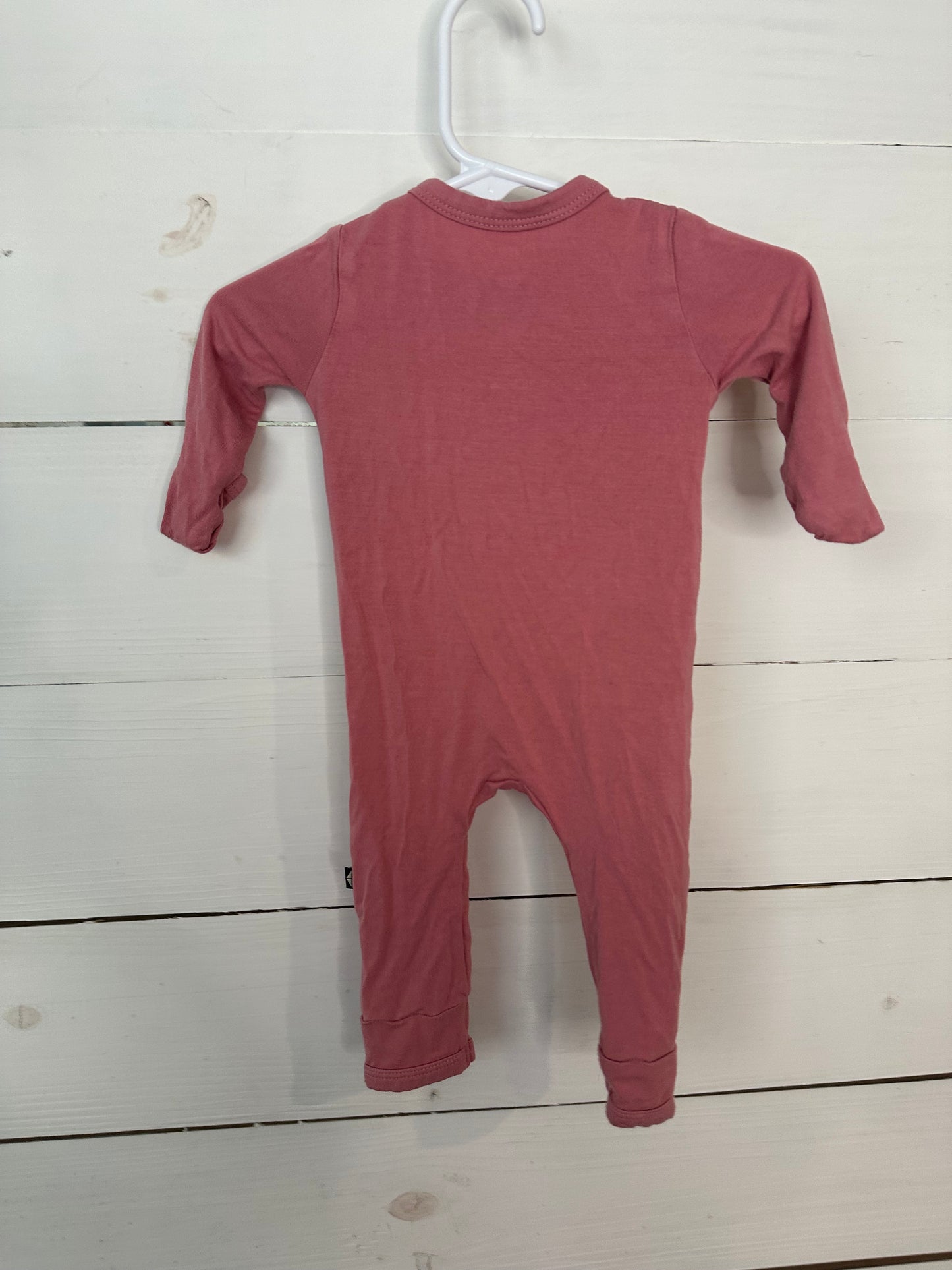 NB - Kyte Zip Up Mauve Romper