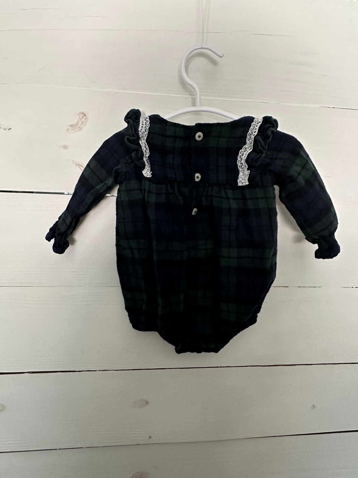 3M - Edgehill Collection Green & Blue Tartan Plaid Bubble