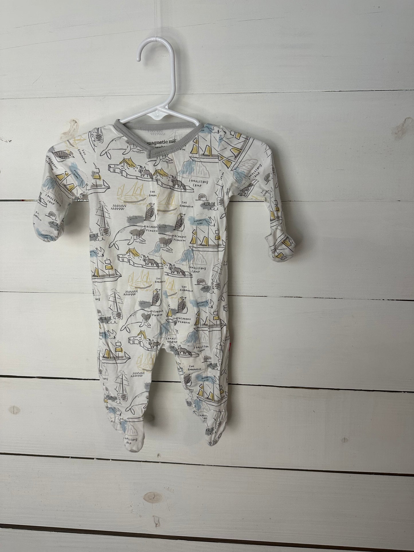 Newborn - Magnetic Me Boats & Animal Jammies