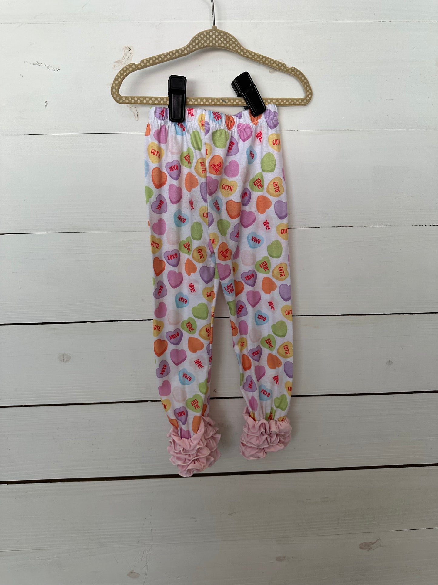 MK Clothing Designs - Pink Valentines Day Convo Hearts Shirt and Pants