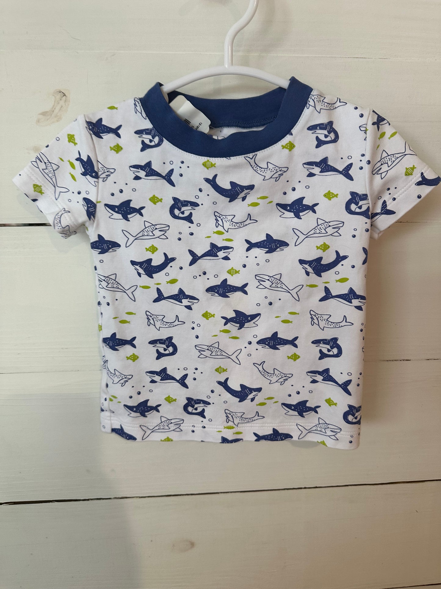 12-18M - Kissy Kissy Shark Pajamas