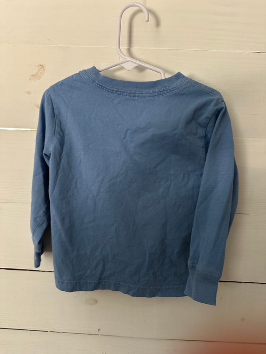 2T - Polo Blue Longsleeve Shirt