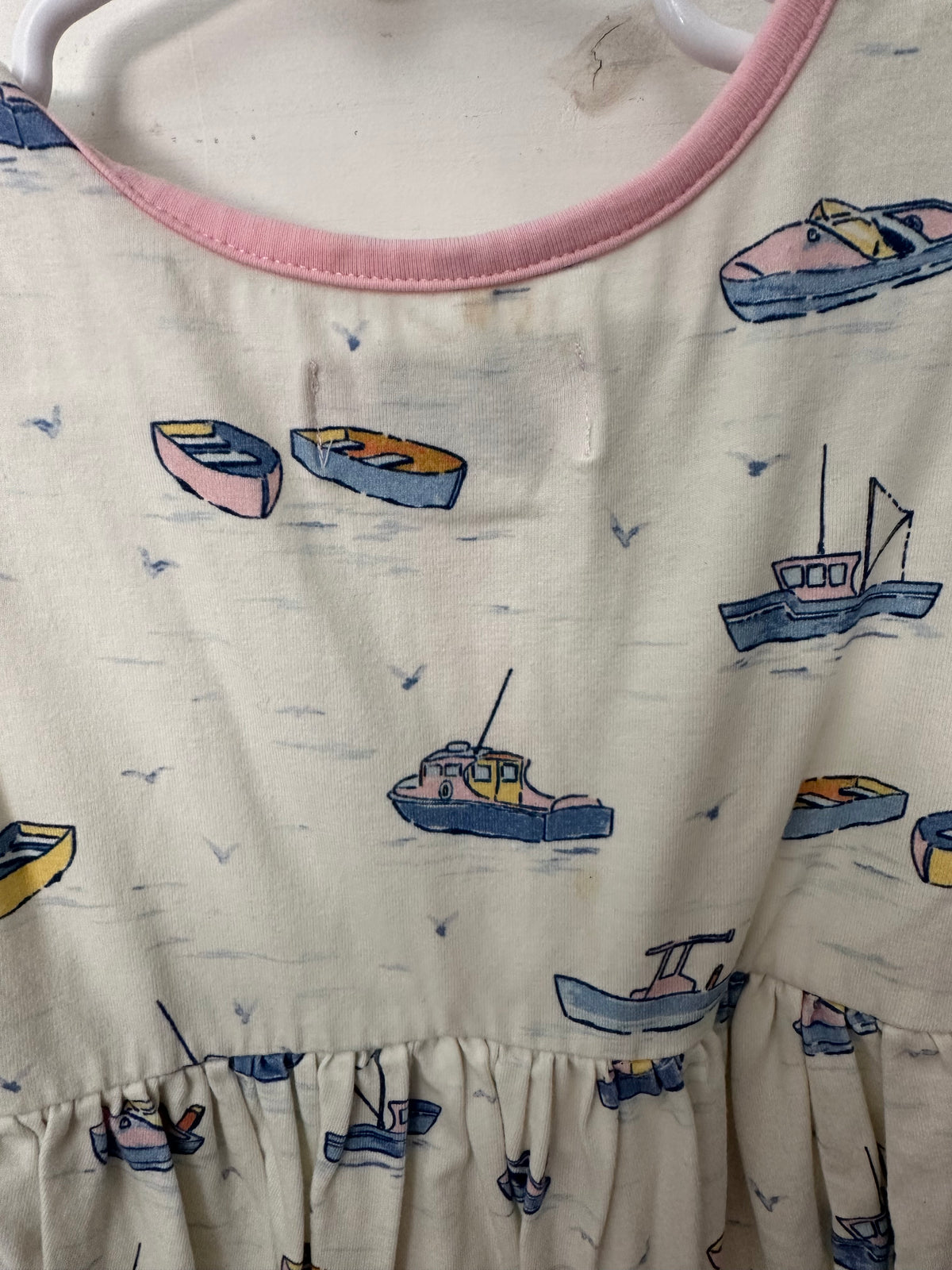 2T - Sweet Honey Romper with Boats