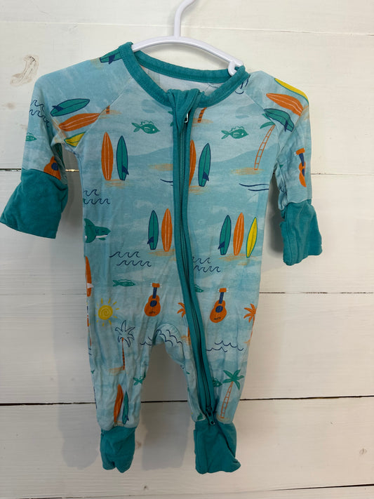 Preemie - Little Sleepies Surfer Pajamas