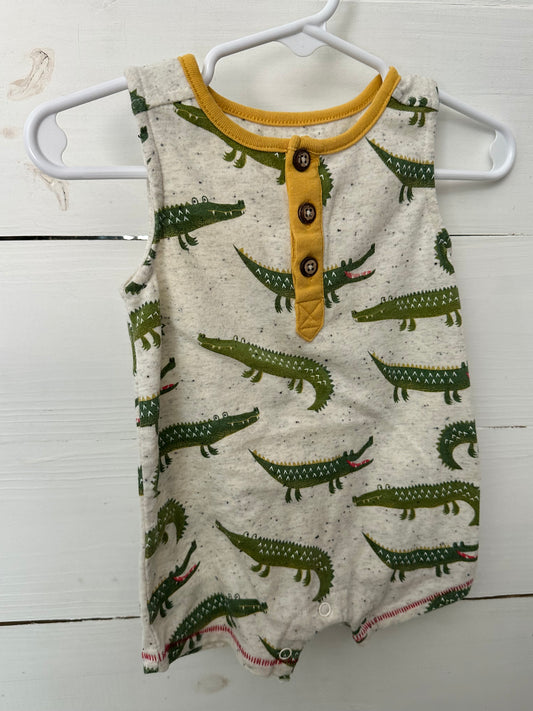 3-6M - MudPie Gator Romper