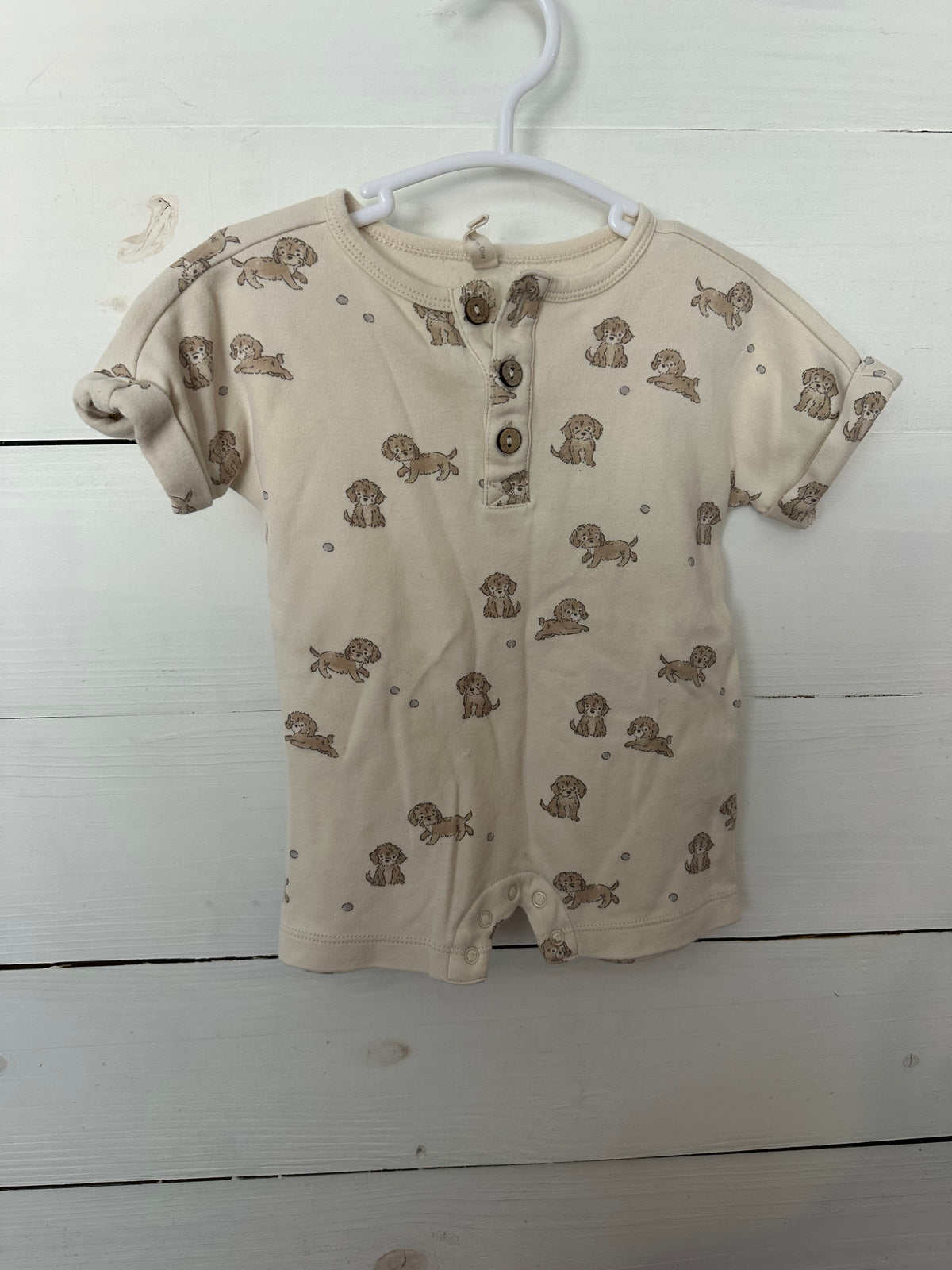 3-6M - Quincy Mae Puppy Romper