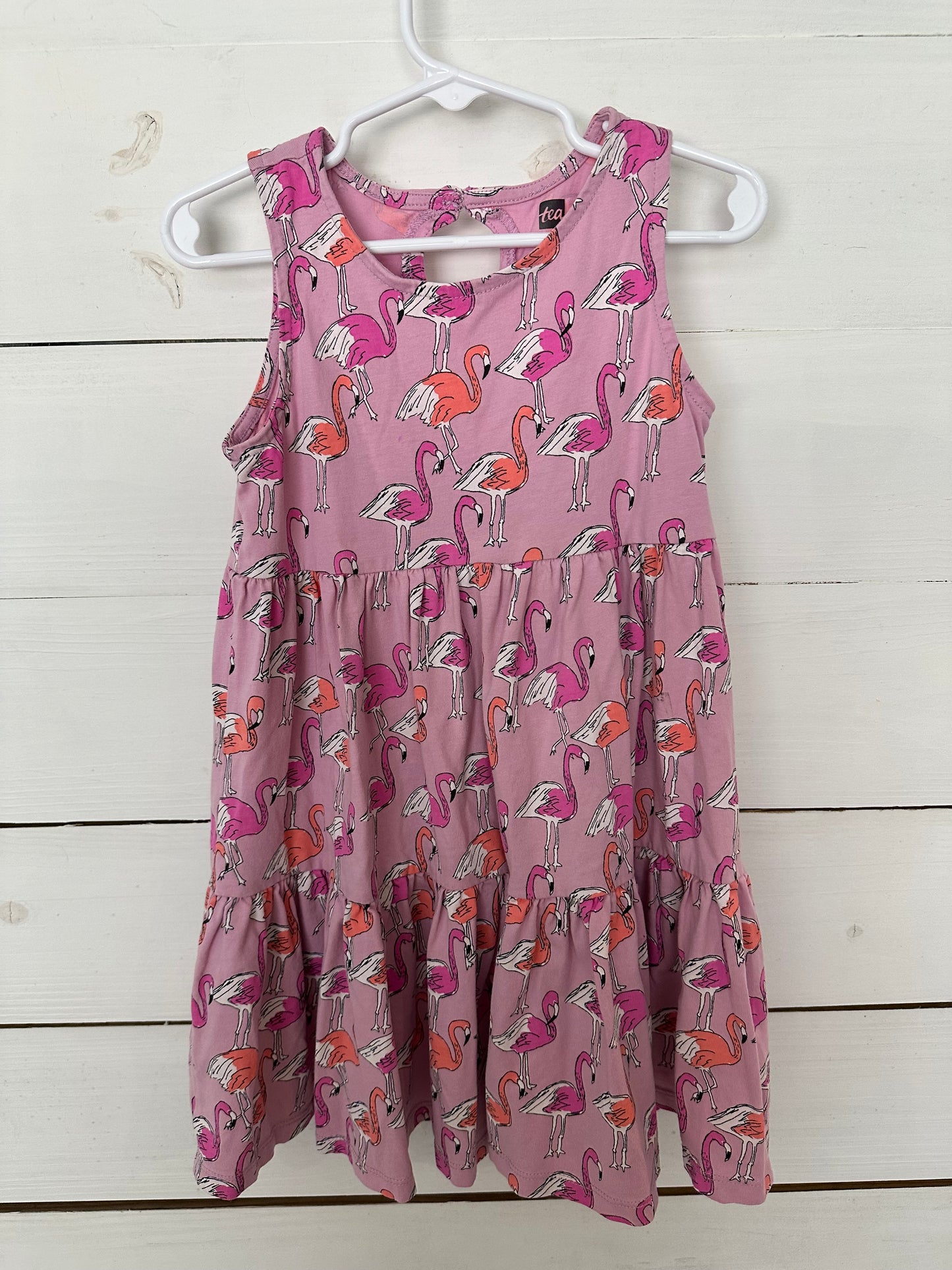 5T - TEA Pink Flamingo Dress