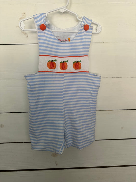 24M - Smocking Dog Boutique - Smocked Pumpkin Jon Jon