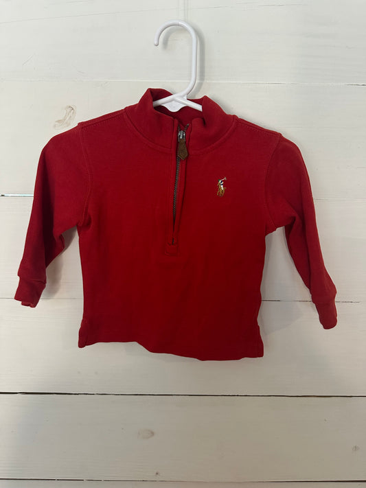 9m - Ralph Lauren Red Quarter Zip
