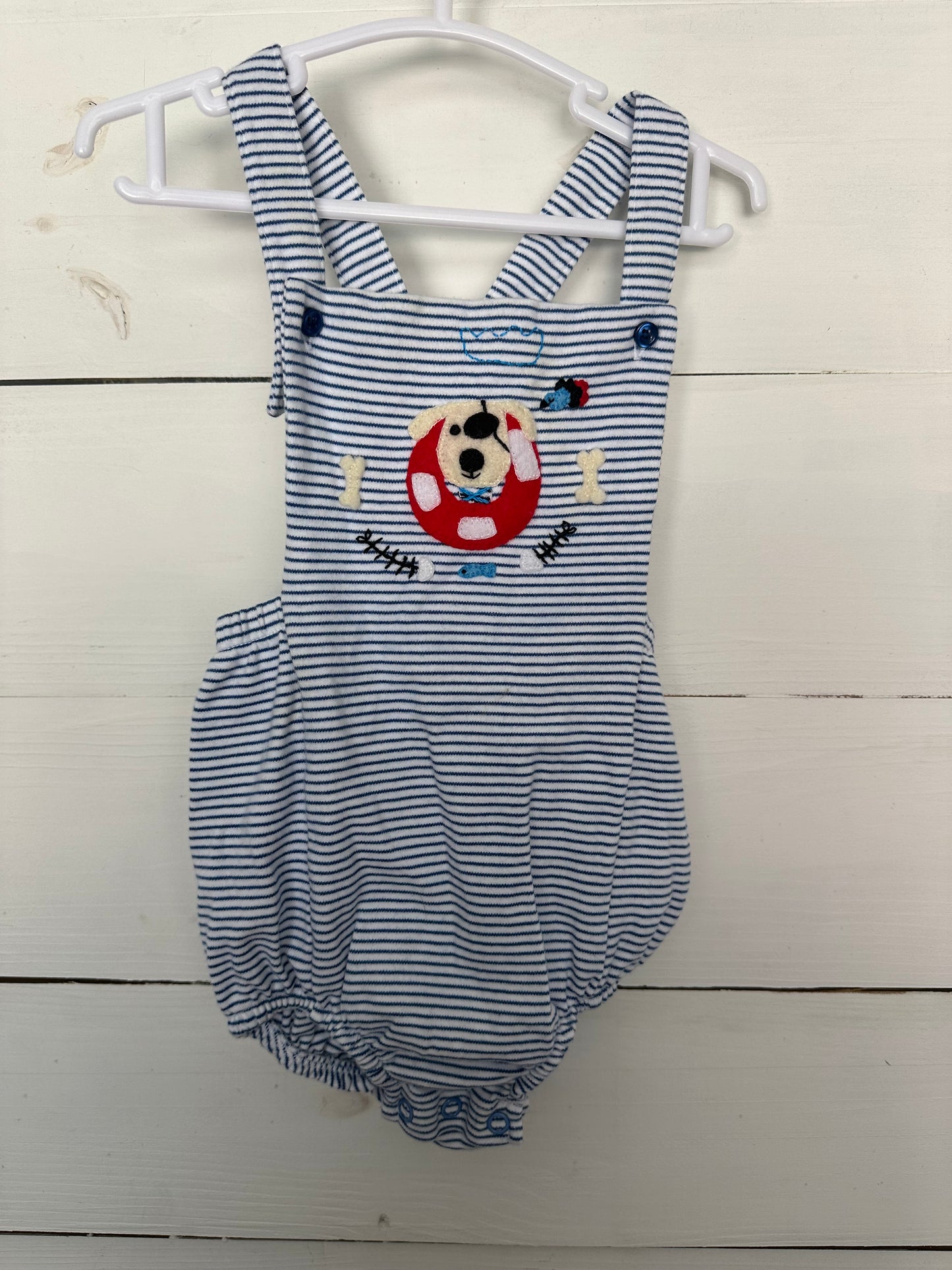 12M - Squiggles Puppy Pirate Bubble