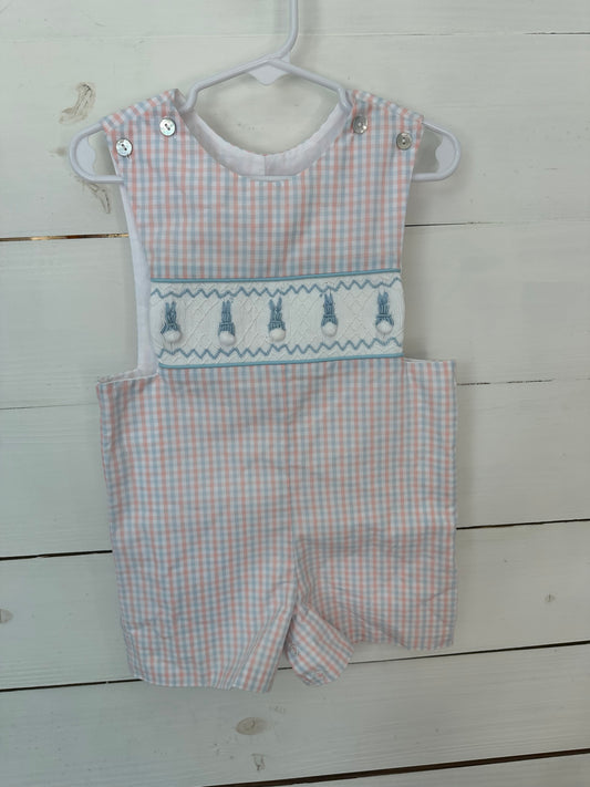 18M - Shrimp & Grits Kids Easter Jon Jon with Smocked Bunnies