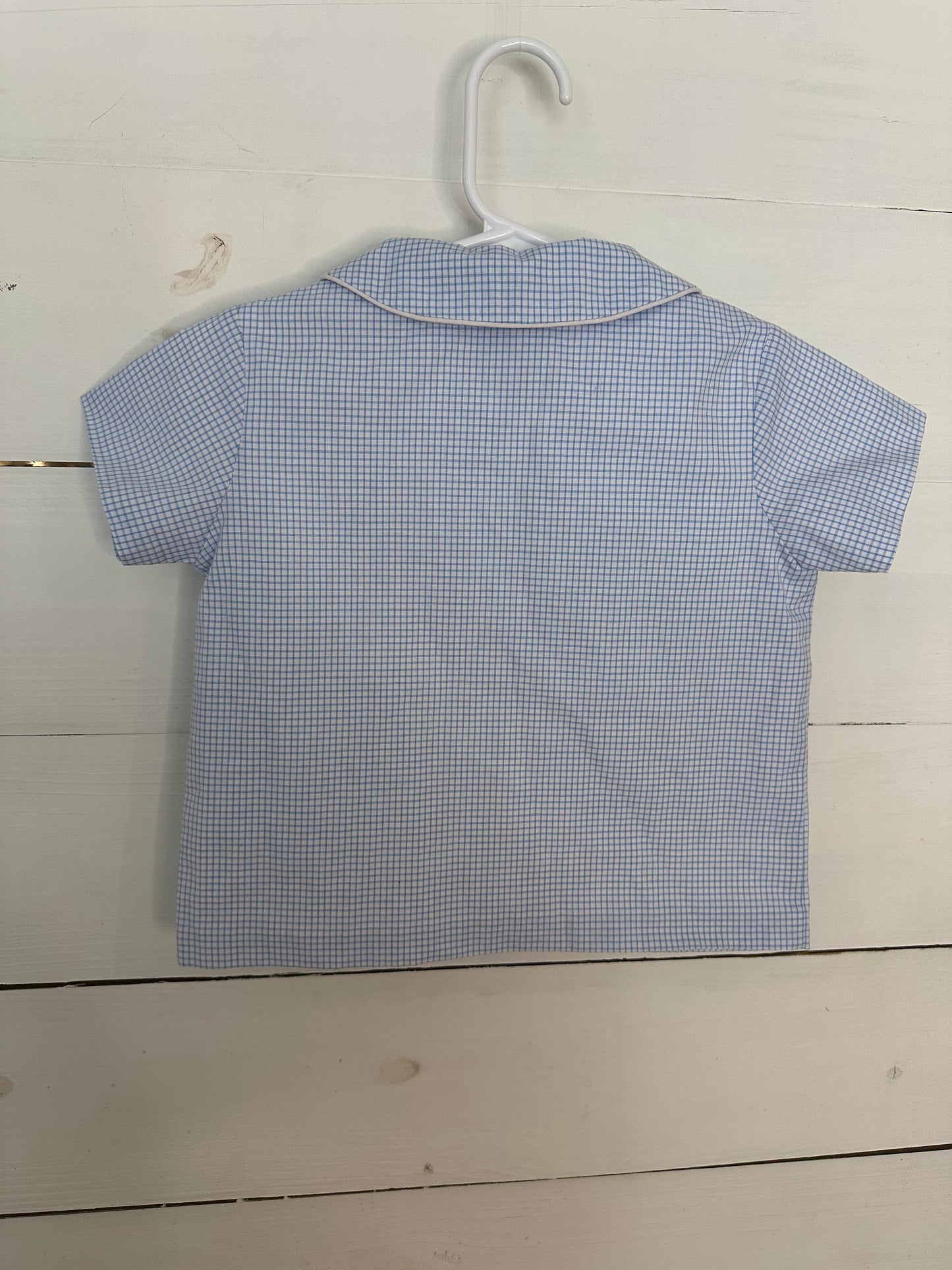 18-24M - TBBC Dressy Blue Gingham Top