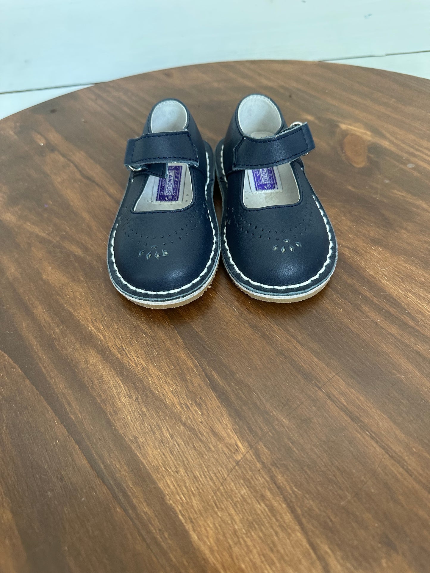 5 - L'Amour Navy Classic Mary Janes