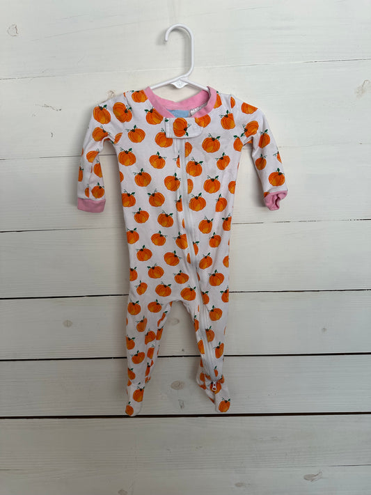 Classic Whimsy Pumpkin Footie Pajamas