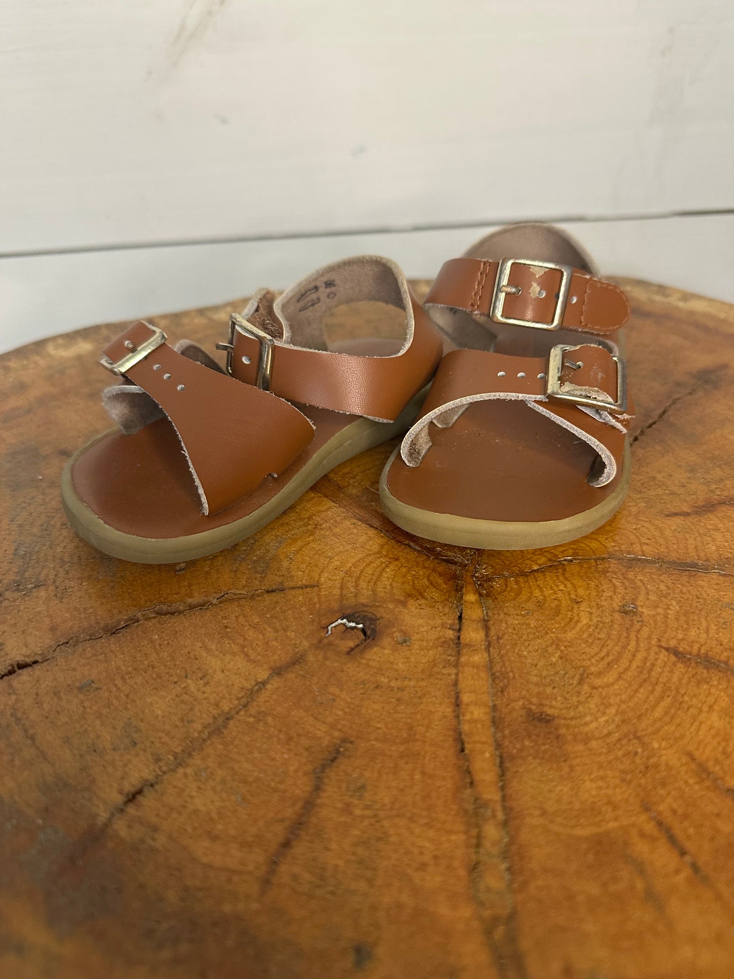 5  - Footmates - Brown Leather Sandal