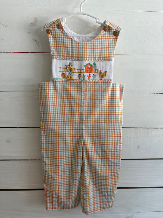 2T - Shrimp & Grits Fall Farm Overalls