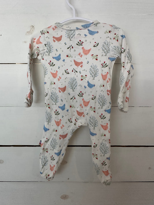 0-3M - Magnetic Me Chicken Footie - Chickens