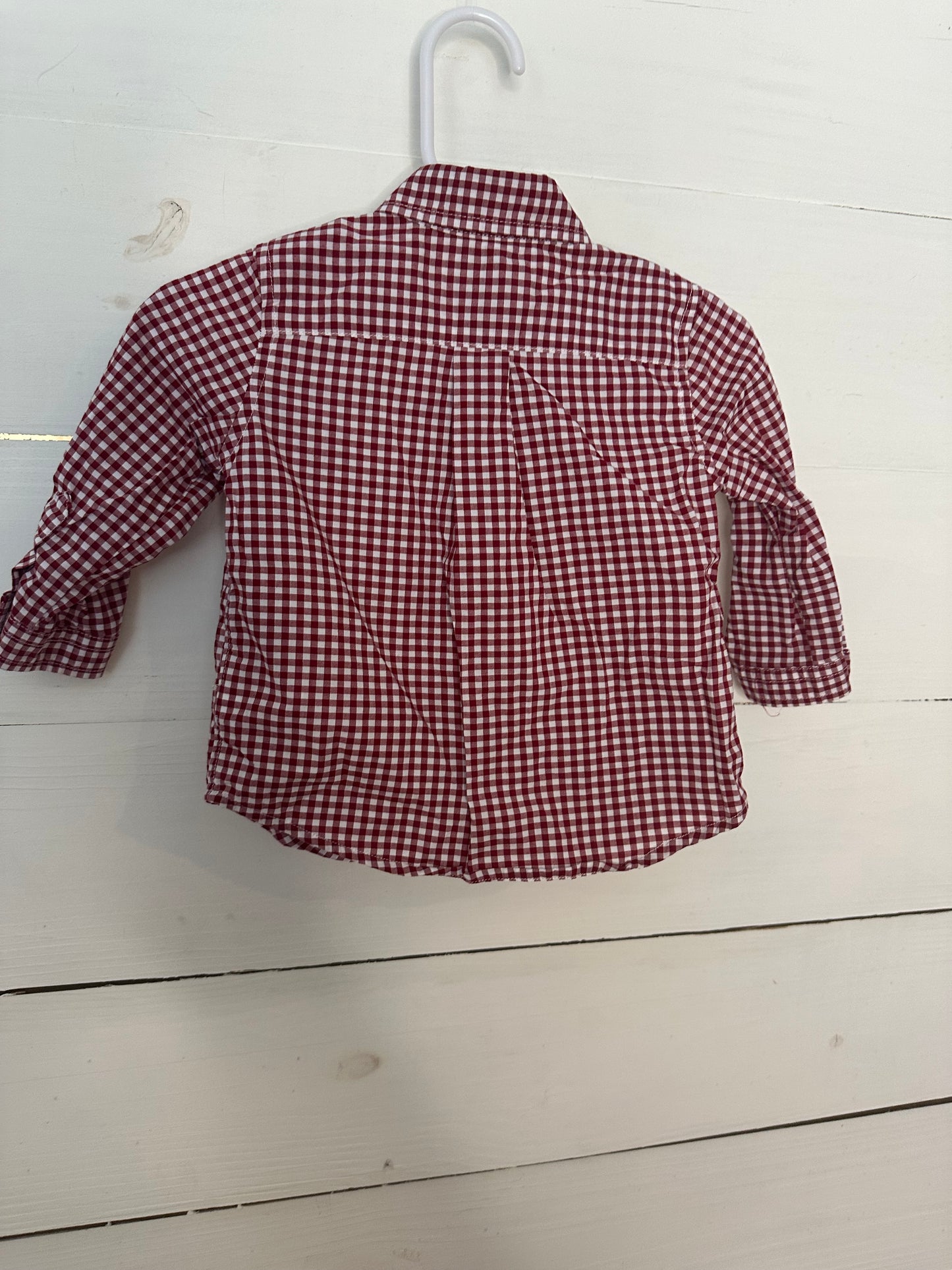 6m - Ralph Lauren Red Gingham Button Up
