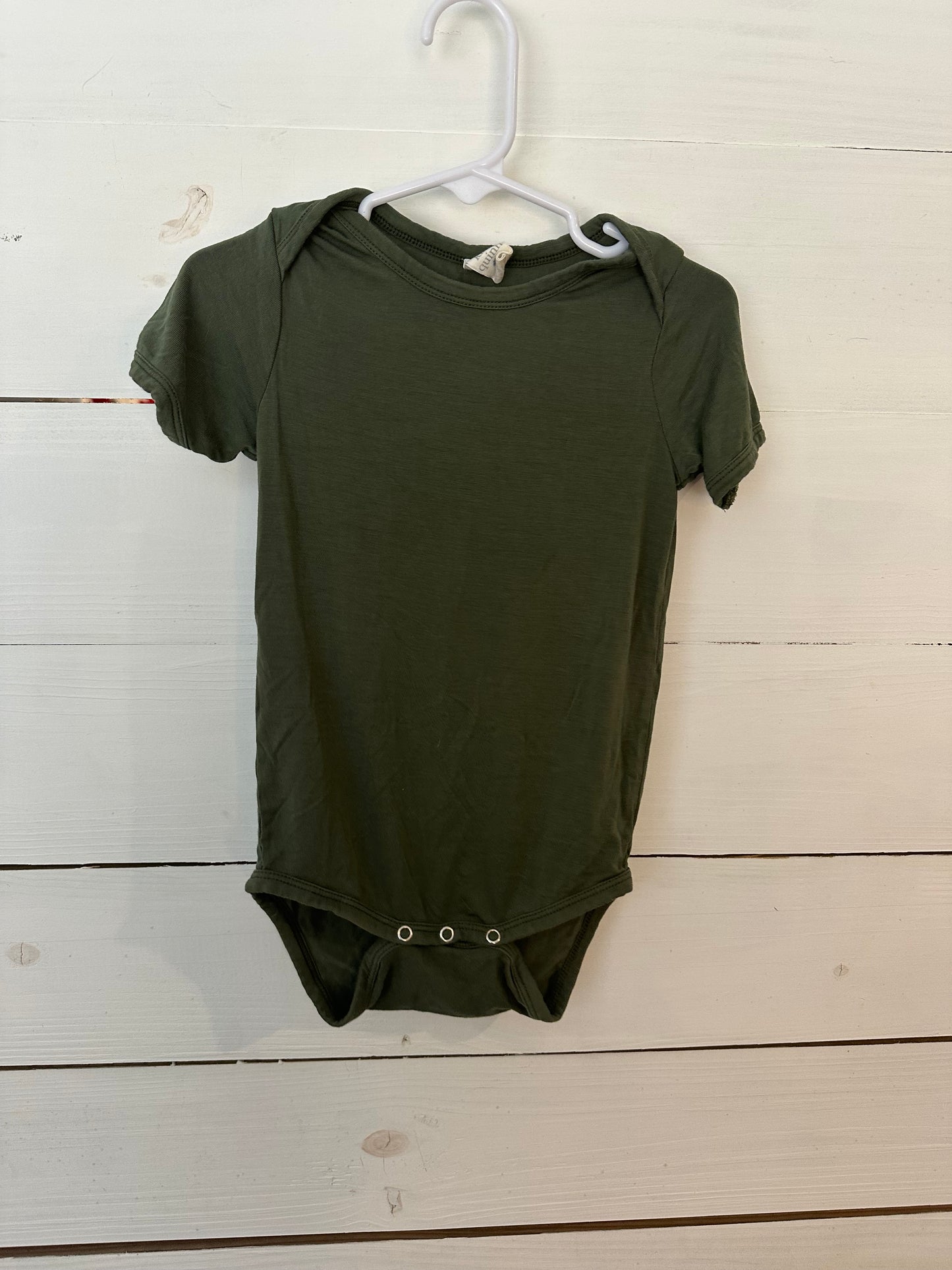 18-24M - Kate Quinn  Olive Green Onesie