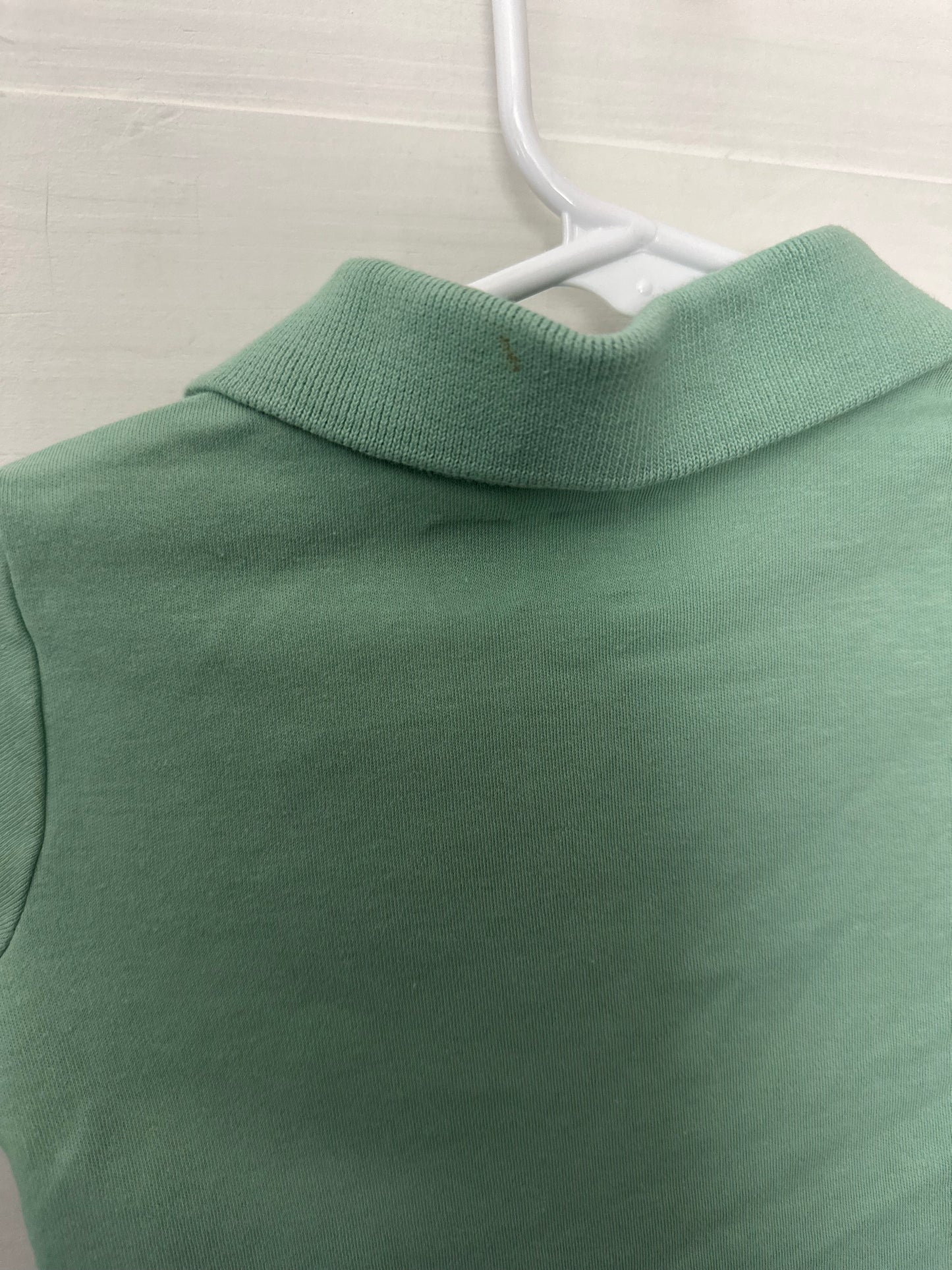 9M - Ralph Lauren Green Polo Romper with Polo Teddy