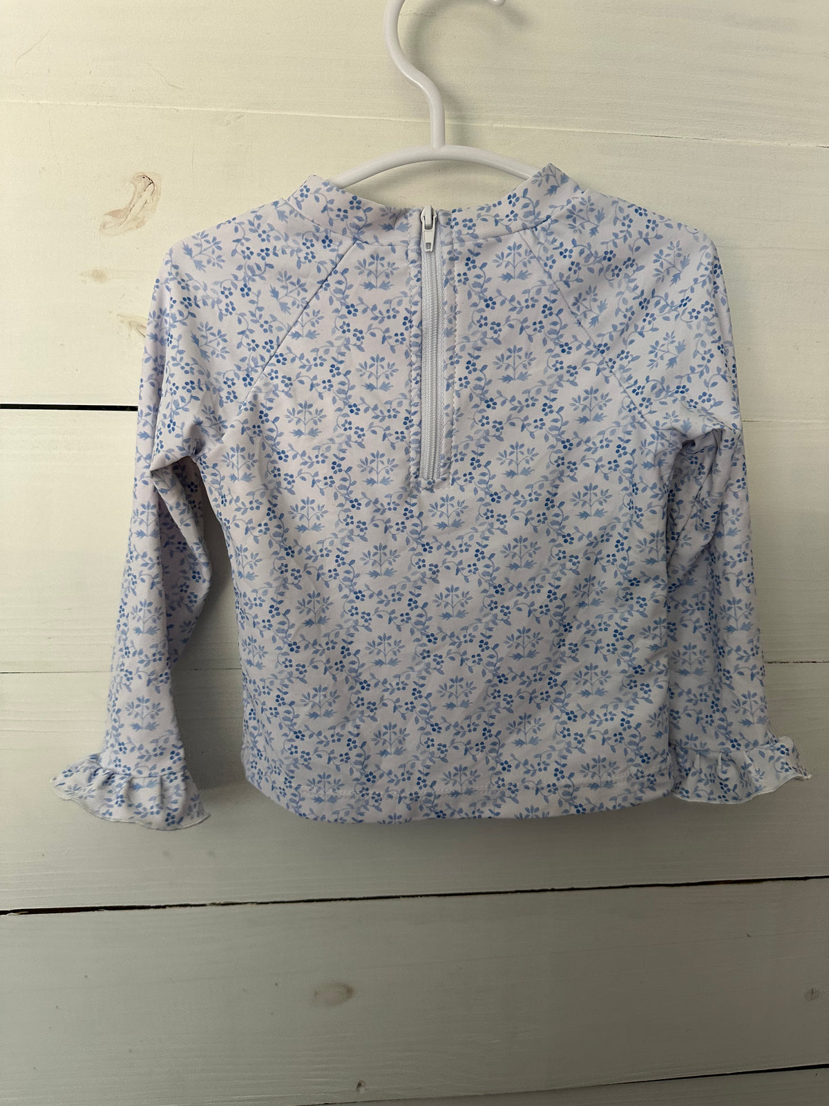 18M - Southern Smocked Company Baby Blue 2 Piece Swimsuit