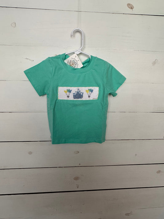 Sweet Southern Smocks Boys Disney Land Castle & Balloon 2 Piece Set