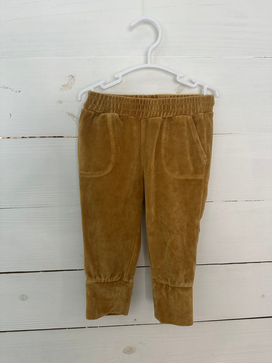 18-24M - Kate Quinn Mustard Velour Pants