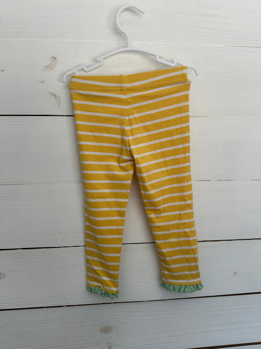 2T - Matilda Jane Yellow Striped Pants